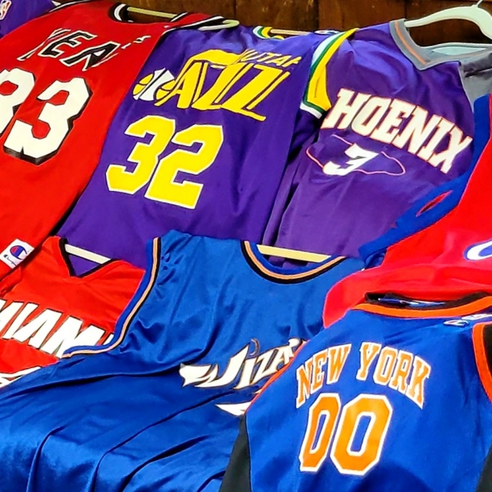 🏆Champion NBA basketball Jersey> Many More on BUYSELL Clothing app (App Store)